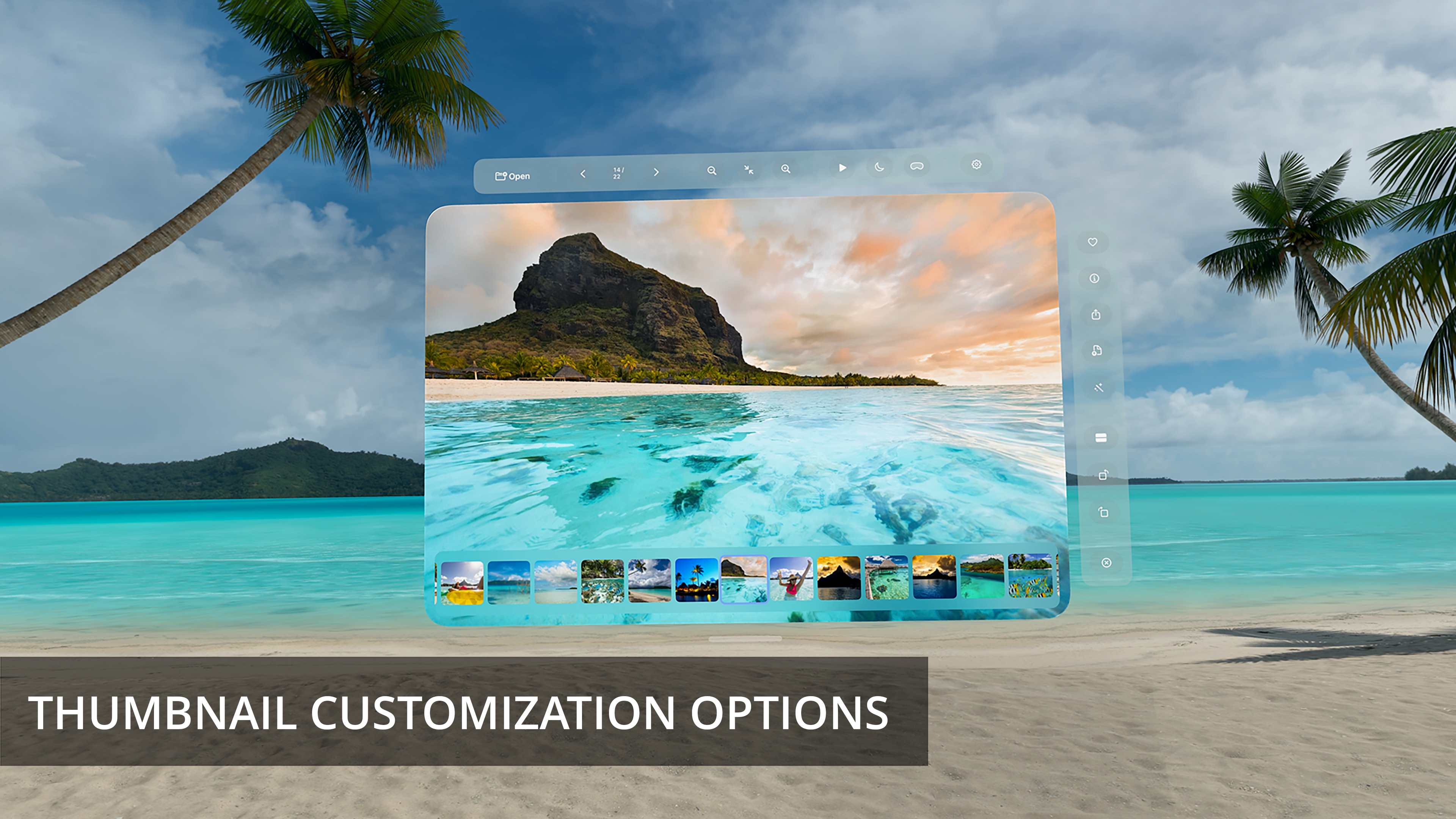 Paralux immersive background mode on Vision Pro